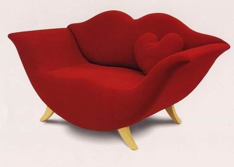 Lips Sofa, Unusual Furniture, Set Sofa, Foto Tips, Funky Furniture, Beautiful Furniture, Art Furniture, Design Case, Unique Furniture