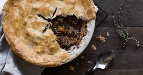 Venison Steak and Kidney Pie | MeatEater Cook Game Recipes Wild, Game Meat Recipes Wild, Venison Chunks Recipes, Diced Venison Recipes, Game Meat Recipes, Partridge Recipes, Partridge Recipe, Venison Pie, Wild Game Dinner