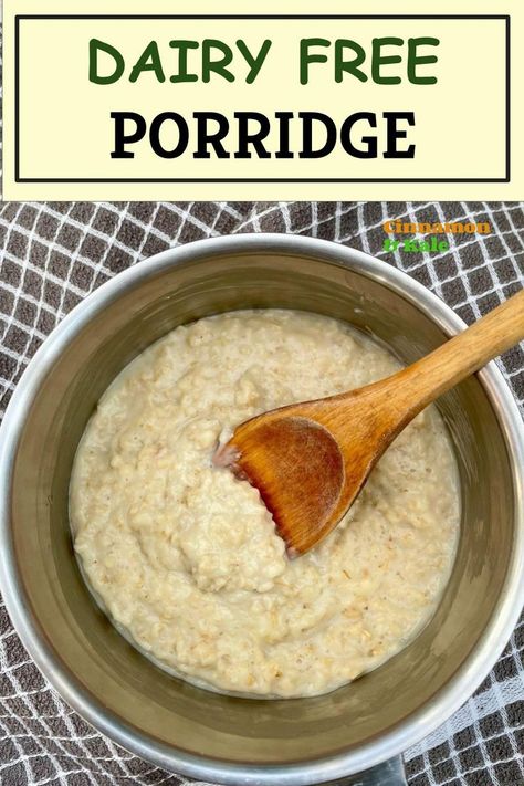 Bowl of dairy free porridge with banana and blueberries Healthy Dairy Free Breakfast, Oats Porridge Recipe, Dairy Free Breakfast, Oats Porridge, Healthy Gluten Free Breakfast, Healthy Breakfast On The Go, Healthy Pancake Recipes, Vegan Oatmeal, Dairy Free Breakfasts