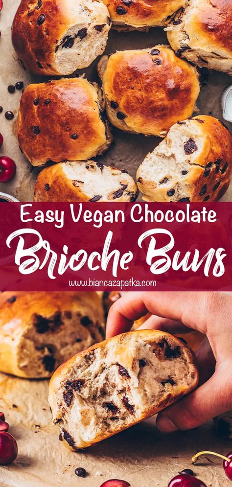 Kid Drinks Recipes, Drinks Alcohol Recipes Easy, Chocolate Brioche, Vegan Brunch Recipes, Comfort Food Desserts, Vegan Bread Recipe, Vegan Baking Recipes, Vegan Brunch, Vegan Bakery