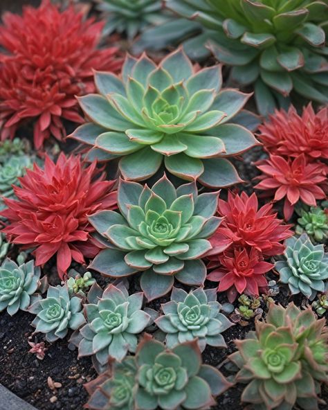 10 Succulents For Cold Weather And Climates Creative Gardens, Hardy Succulents, Extreme Cold Weather, Ornamental Kale, Garden Plan, Ice Plant, Succulent Care, Weather And Climate, Hens And Chicks