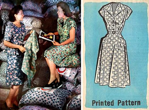 Feed Sack Sewing - Inspirations Studios Sack Dress Pattern, Feed Sack Dress, Sack Dresses, Doll Customization, Genealogy Help, Farm Dress, Sack Dress, 1930s Style, Dust Bowl