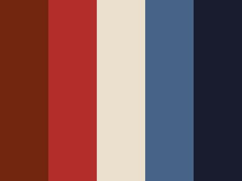 "Vintage American II" by shannenb American, america, army, blue, brown, dark, flag, military, old, patriotic Color Palette Blues And Reds, Vintage Red White And Blue Color Palette, Dark Blue And Red Color Palette, Vintage Americana Color Palette, Dark Vintage Color Palette, Russian Color Palette, London Color Palette, Red And Blue Colour Palette, Patriotic Color Palette