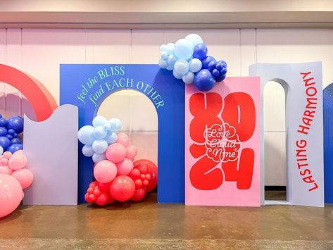 Inquire today about our custom backdrop panels and vinyls designed to perfectly match any event 🫶🏼✨ Backdrop Panel Design, 2 Panel Backdrop, Groovy Arch Backdrop, Step And Repeat Backdrop, Blue Arch Backdrop Panels, Step Repeat Backdrop, Beach At Night, Custom Backdrop, Vinyl Designs