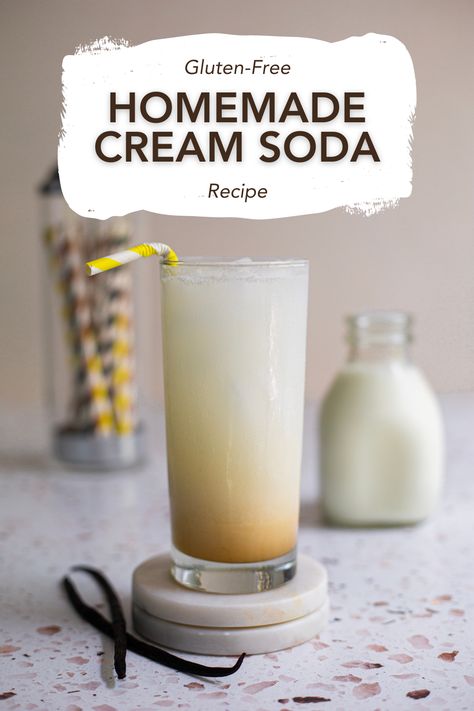 This Homemade Cream Soda can be made in less than 5 minutes 💫⁠
⁠
With just 3 simple ingredients (heavy cream, club soda, and Singing Dog Vanilla syrup), you'll be sipping this drink in no time!⁠ Homemade Cream Soda, Gluten Free Cocktails, Singing Dog, Dairy Free Appetizers, Dairy Free Salads, Gluten Free Drinks, Dairy Free Soup, Soy Free Vegan, Keto Drinks