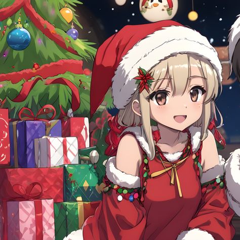 Anime Pfp Christmas Matching, Christmas Cp Pfp Anime, Cute Christmas Icons Anime, Matching Christmas Pfps Friends, Christmas Couple Pictures Anime, Christmas Anime Couple Pfp, Festive Matching Pfp, Mlbb Christmas Pfp, Couple Pfp Christmas