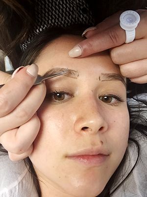 See what happened when one Allure editor got eyebrow extensions. | allure.com Brow Inspiration, Eyelash Ideas, Eyelash Extension Removal, Brow Extensions, Lash Boss, Eyebrow Extensions, Lash Bar, How To Do Eyebrows, Eyelash Conditioner