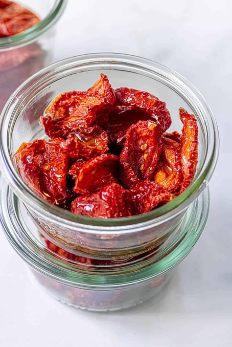 Air fryer sun dried tomatoes Potatoes In Air Fryer, Make Sun Dried Tomatoes, Dauphinoise Potatoes, Potatoes Dauphinoise, Potatoes In Oven, Fried Tomatoes, Air Fryer Oven Recipes, Sun Dried Tomatoes, Sweet Chilli