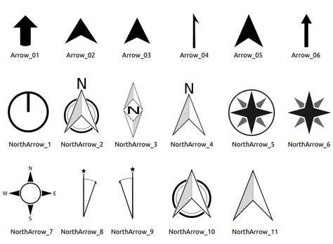 North Arrow, Architecture Symbols, Site Analysis Architecture, Architecture Design Presentation, Interior Design Template, Urban Design Graphics, Adobe Photoshop Design, Perspective Drawing Architecture, Architecture Drawing Plan