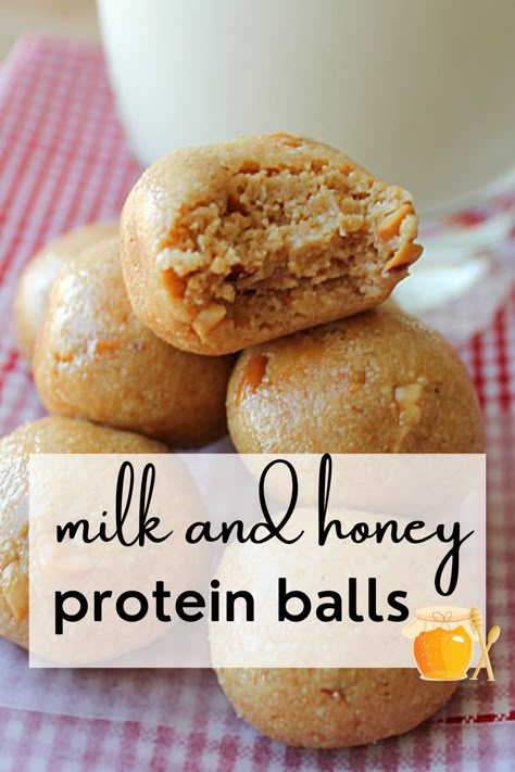 Peanut Butter And Honey Recipes, No Peanut Butter Protein Balls, Peanut Butter Honey Balls, Recipes Using Powdered Milk, Powdered Peanut Butter Protein Balls, Recipes Using Peanut Butter Powder, Powder Milk Recipes, Honey Powder Recipes, Honey Protein Balls