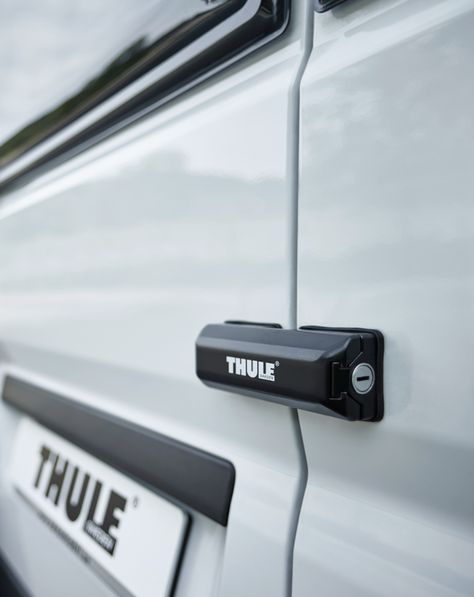 A high quality security lock for rear and sliding side doors. Ideal for vanlife living, adding security and peace of mind for when away from the van. Van Security, Stealth Van, Side Doors, Front Door Locks, Van Life Diy, Security Lock, Security Locks, Sprinter Van, Van Conversion