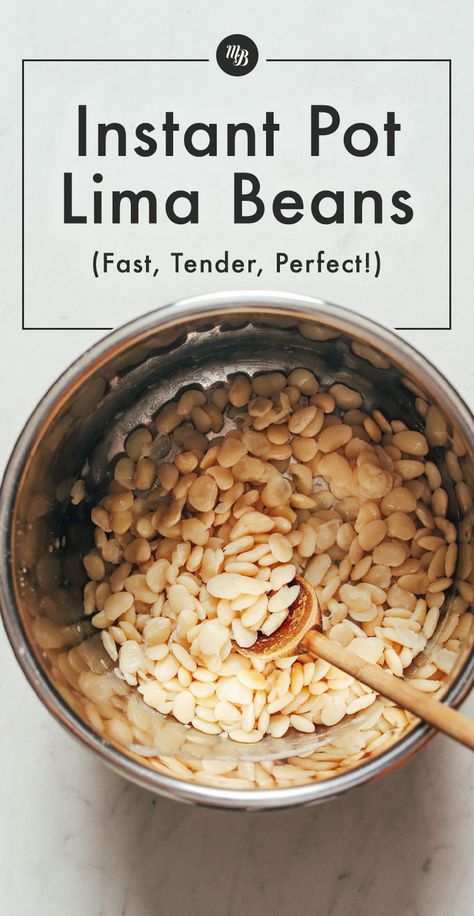 Instant Pot Lima Beans, Lima Beans And Ham, Cooking Lima Beans, Instant Pot Beans, Pressure Cooker Beans, Lima Bean Recipes, Beans And Ham, Pot Beans, Butter Beans Recipe