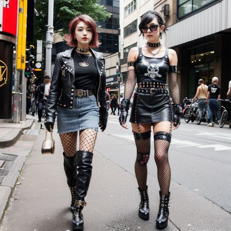 #punk #punks #punkfashion #punkstyle #punkgirls #streetstyle #streetsnap #aiart Punk Goth Outfits, Fashion Subcultures, Punk Girls, Punk Street Style, Punk Girl, Street Snap, Punk Outfits, Punk Goth, Goth Outfits