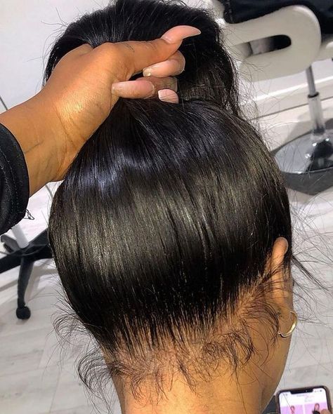 Wig High Ponytail, Slick Press, Shaved Hair Cuts, Full Lace Wig Human Hair, Full Lace Frontal, 360 Wig, Straight Wigs, Hd Lace Frontal, Glueless Wigs