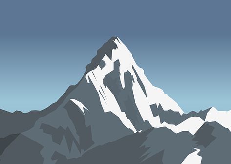 Everest Czomolungma, #Czomolungma, #Everest Mount Everest Illustration, Mount Everest Drawing, Everest Illustration, Gunung Everest, Mountain Everest, Illustration Mountain, Monte Everest, Ski Art, School Murals