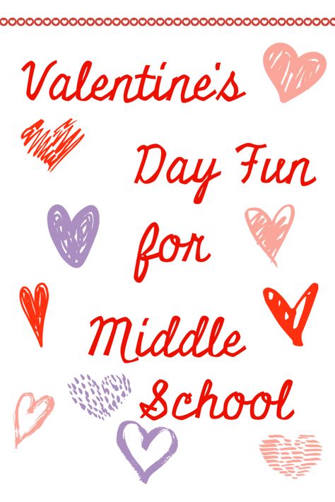 10 Middle School Valentine’s Day activities Valentine’s Day Activity For Middle School, Valentines For Middle Schoolers, Middle School Valentine Ideas, Middle School Valentines Day Activities, Middle School Valentines, Valentines Middle School, Valentines Writing Activities, Valentine School, Fun Art Projects