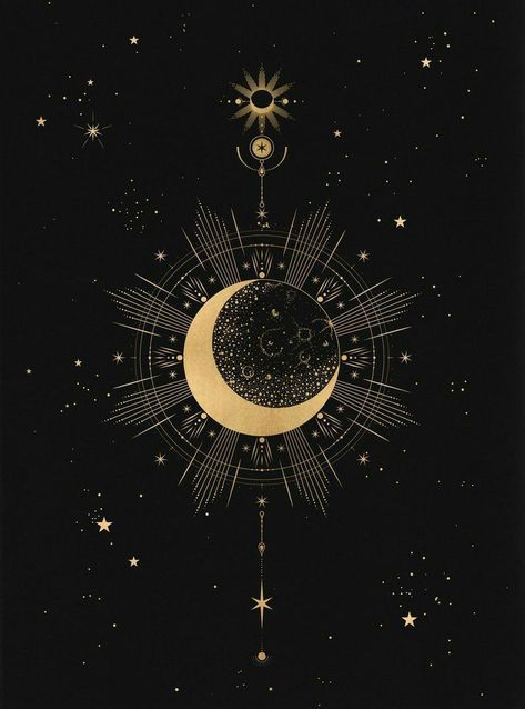 ésotérique. Spirit Astethic, Celestial Astethic, Zodiac Astethic, Witchy Astethic, Art Galaxie, Kartu Tarot, The Moon And Stars, The Sun And Moon, 카드 디자인