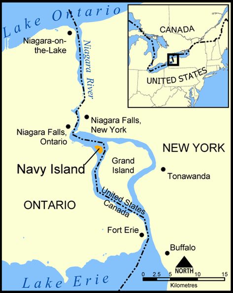 A map showing the Niagara River turning into Niagara Falls Niagara Falls Map, Watkins Glen State Park, Watkins Glen, Niigata, Lake Ontario, Lake Erie, Yahoo Search, Ontario Canada, State Park