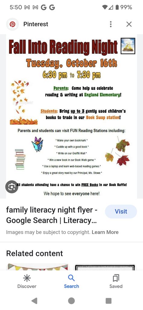 Fall Family Reading Night, Literacy Night For Middle School, Literacy Night Games, Literacy Night Themes, Family Literacy Night Activities, Literacy Night Activities, Principal Ideas, Family Literacy Night, Reading Night