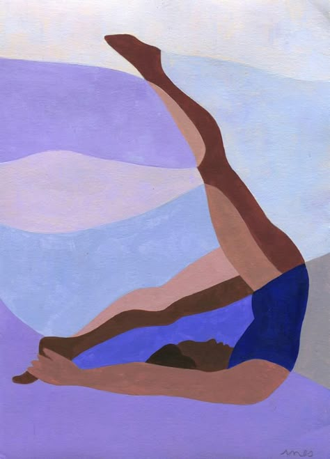 Inés Longevial Ines Longevial, Yoga Art Painting, Fine Art Portrait Photography, Yoga Art, Fine Art Portraits, Painting Art Projects, Art Abstrait, Art And Architecture, Painting & Drawing