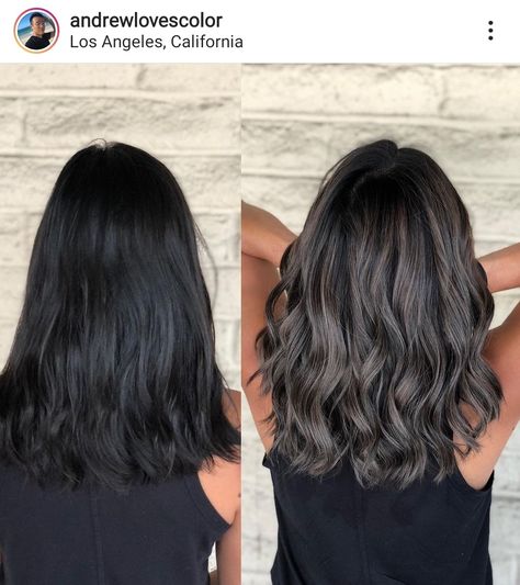 Ash Brown Hair Balayage, Ash Balayage, Dark Brown Hair Balayage, Mushroom Hair, Black Hair Balayage, Ash Hair Color, Brunette Hair With Highlights, Balayage Hair Dark, Dark Hair With Highlights