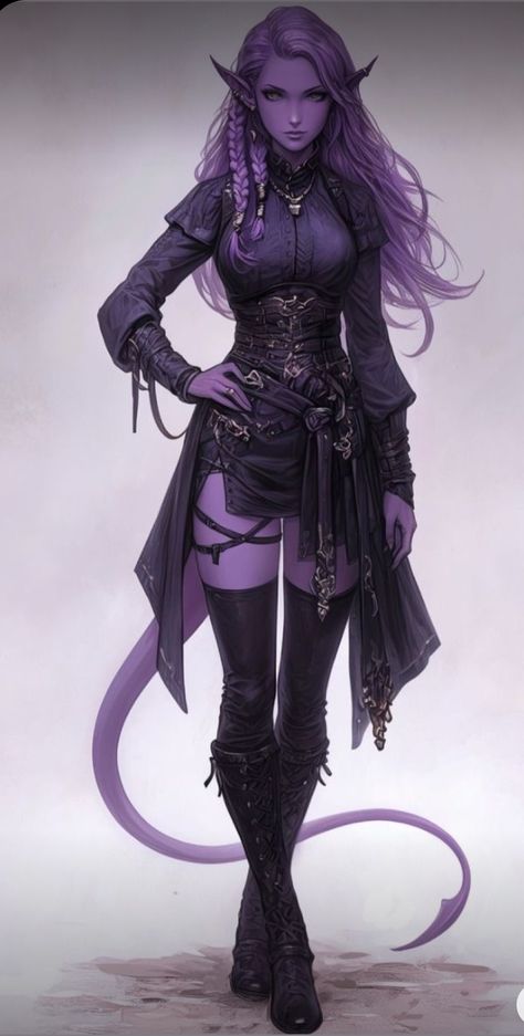 Tiefling Female Rogue, Dnd Tiefling Female, Dragon Person, Arthur And Merlin, Tiefling Female, Warlock Dnd, Dnd Tiefling, Female Wizard, Female Elf