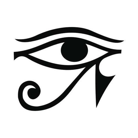 According to Egyptian myth, Horus lost his left eye in a struggle with Seth. The eye was magically restored by Hathor Egyptian Eye Tattoos, Egypt Eye, Horus Tattoo, Egyptian Eye Of Horus, The Eye Of Horus, Egyptian Eye, Ancient Egyptian Symbols, Health Symbol, Egypt Tattoo