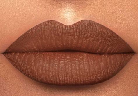 Brown Lip Liner, Lip Liner Colors, Lip Art Makeup, Beautiful Lipstick, Brown Lipstick, Hot Coco, Cupids Bow, Eye Makeup Designs, Lips Shades