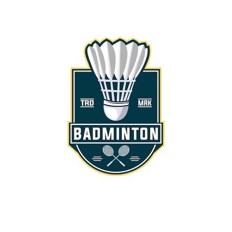 Badminton Logo Design, Badminton Aesthetic, Premier League Logo, Badminton Logo, Badminton Club, Analog Photo, Badminton Shuttlecock, Badminton Tournament, Sports Tshirt