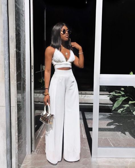 Elegantes Party Outfit, Cruise Fits, White Party Outfit, Elegant Outfits, Fits Inspo, All White Outfit, Party Outfits, Looks Chic, Mode Inspo