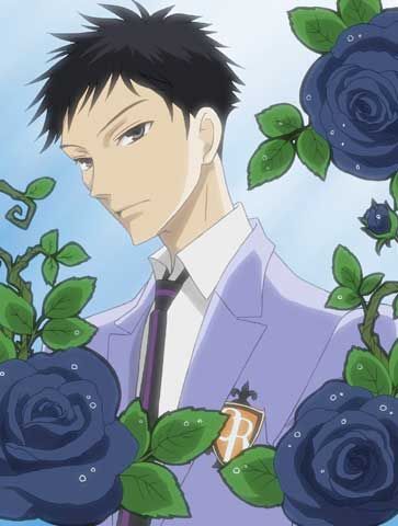 Mori!! <3 Takashi Morinozuka, Highschool Host Club, Ouran Highschool Host Club, Ouran Highschool, Host Club, Black Hair, A Man, High School, Roses