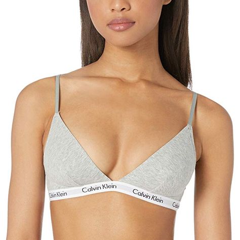 Calvin Klein Bra, Cotton Bralette, Yoga Tank Tops, Triangle Bralette, Racerback Bra, Calvin Klein Women, Triangle Bra, Running Shirts, Womens Bras