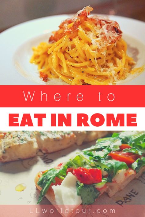 Where to eat in Rome Where To Eat In Rome, Rome Restaurants, Roman Food, Rome Food, Italy Rome, Backpacking Europe, Italy Travel Tips, Italy Travel Guide, Cheap Eats