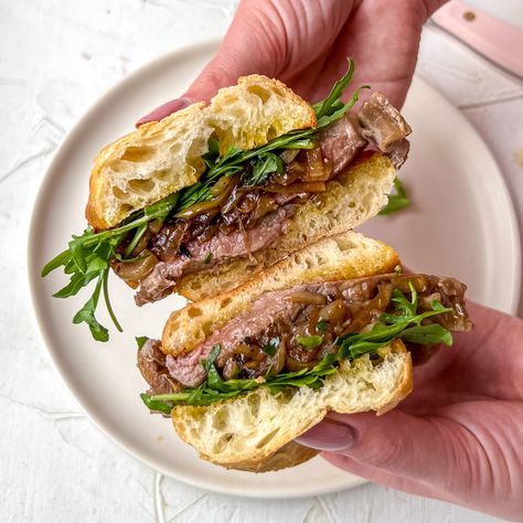 Steak Sandwich Cold Steak Sandwich, Healthy Steak Sandwich Recipes, Healthy Steak Sandwich, Steak Strip Sandwich, Open Steak Sandwich, Steak Pesto Sandwich, Healthy Steak, Steak And Broccoli, Steak Sandwich Recipes