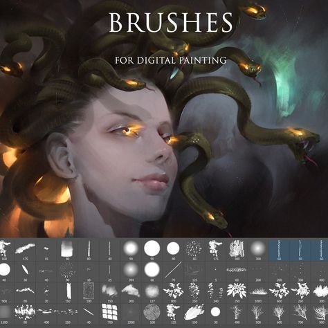 30+ Best Free Photoshop Brushes 2020 | Design Shack Photoshop Painting Tutorial, Digital Art Brushes, Brush Photoshop, Digital Art Tutorials, Brushes For Photoshop, Free Procreate Brushes, Digital Brushes, Photoshop Brushes Free, Brushes Paint