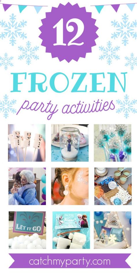 You Are Going to Love These 12 Fun Frozen Party Activities! Frozen Games Activities, Frozen Themed Birthday Party Activities, Elsa Birthday Activities, Elsa Party Activities, Frozen Themed Birthday Party Games, Elsa Party Games, Frozen Birthday Games Activities, Elsa Birthday Party Activities, Frozen Party Activities For Kids