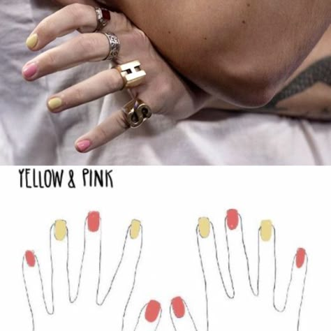 Harry Style Inspired Nails, Harry Nails Inspired, Nail Inspo Harry Styles, Harry Nails Styles, Harry Styles Nail Designs, Pleasing Nails Harry Styles, Harry Styles Inspired Makeup, Harry Styles Manicure, Harry Styles Painted Nails