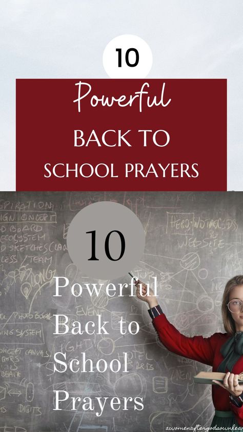 Back To School Prayer Quotes, First Day Of High School Prayer, Prayer For School Year, Prayer For New School Year, Back To School Prayer For Students, Prayer For Kids Going Back To School, Teacher Prayer Back To School, Prayer For Students, Back To School Prayer