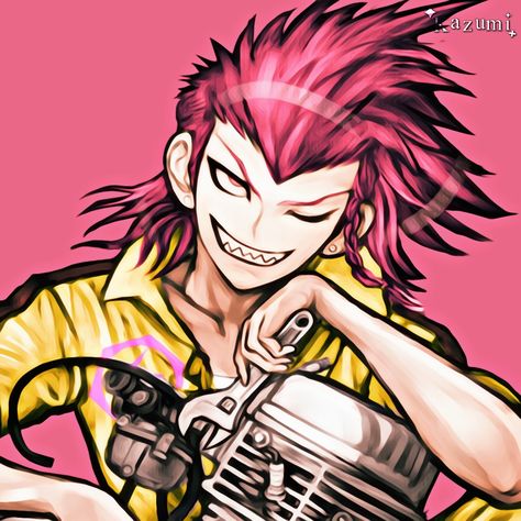 Souda Kazuichi icon || Danganronpa: Goodbye Despair Kazuichi Souda Pfp, Kazuichi Icon, Kazuichi Souda Icon, Kazuichi Soda, Danganronpa Pfp, Kazuichi Souda, Danganronpa V2, Hot Characters, Transition Goals