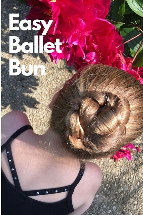 Ballet Bun Tutorial, Recital Hairstyles, Dancers Bun, How To Bun, Dance Competition Hair, Bun Making, Ballerina Hair, Easy Toddler Hairstyles, Ballet Hairstyles