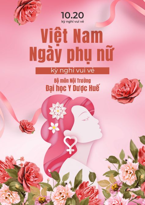 Vietnamese women's day floral botanical woman illustration ribbon festival poster#pikbest#Templates Woman Day Poster, Woman Day Design Poster, Women Day Poster, Fb Template, Festival Flowers, Festival Poster, Woman Illustration, Festival Posters, Advertising Poster