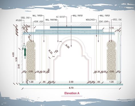 Working Drawings For Majlis In Saudi Arabia ... on Behance Meditation Room Decor Spiritual, Modern Islamic Interior, Sacred Room, Islamic Interior, Mosque Design Islamic Architecture, Andalusian Architecture, Muslim Prayer Room Ideas, Architecture Site Plan, Spiritual Room