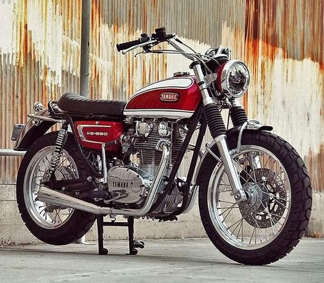 Adventure Motorcycle Gear, Yamaha 650, Vintage Honda Motorcycles, Cafe Racer Moto, Tracker Motorcycle, Adventure Motorcycle, Yamaha Bikes, Power Bike, Cafe Bike