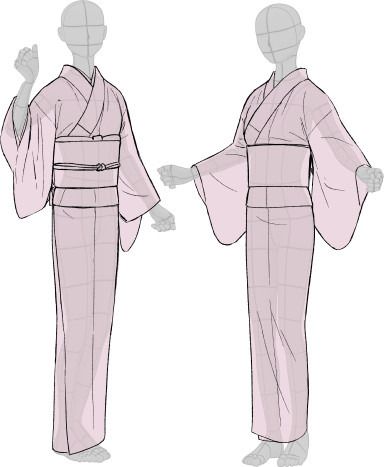 Kimono Drawing, Drawing Anime Clothes, Guided Drawing, Anime Drawings Tutorials, Drawing Clothes, Art Tutorials Drawing, Art Poses, Anime Poses Reference, Drawing Reference Poses