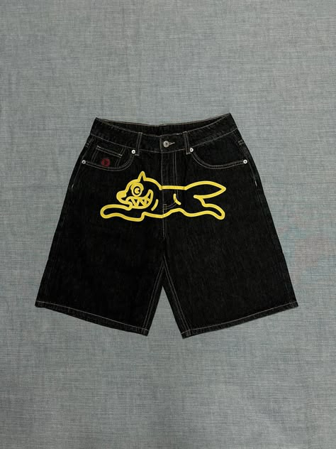 Billionaire Boys Club Billionaire Boys Club BBC Running Dog Print Denim Shorts M | Grailed Bbc Running Dog Jeans Outfit, Apparel Design Inspiration, Clothing Labels Design, Running Dog, Cute Clothing Stores, Men's Bottoms, Shirt Design Inspiration, Print Denim, Street Fashion Men Streetwear