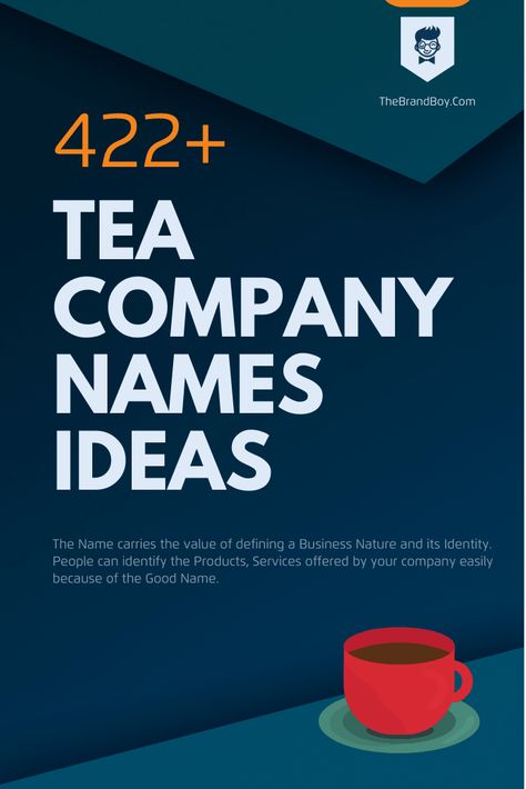 Tea Names Ideas, Tea Shop Names Ideas, Milk Tea Business, Cafe Names Ideas, Tea Names, Sewing Business Logo, Company Names Ideas, Company Name Generator, Coffee Shop Names