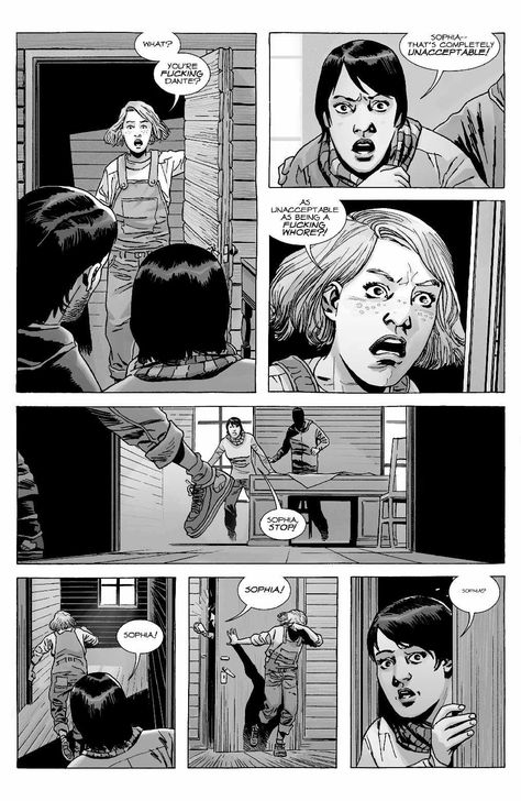 Walking, running, living The Walking Dead Comics, Walking Dead Comic, Twd Comics, Walking Dead Art, Comic Collection, Comic Styles, Walking Dead, The Walking Dead, Art Style