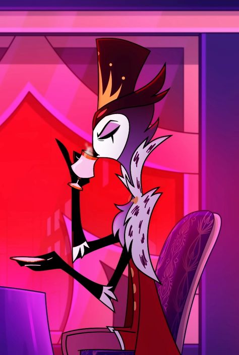 Stolas Side Profile, Prince Stolas, Boss Wallpaper, Closed Eyes, Side Profile, Helluva Boss, Art Styles, Hazbin Hotel, Fashion Art