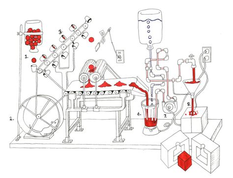 Rube Goldberg machine by Tommyboy5000 Goldberg Machine, Mechanical Drawing, Heath Robinson, Rube Goldberg, Rube Goldberg Machine, Inheritance Games, Electric House, Out Of Time, Diagram Architecture