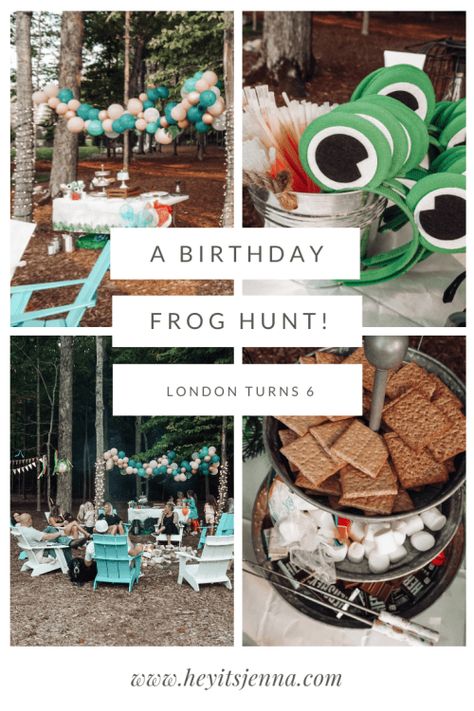 Amphibian Birthday Party, Froggy Birthday Party Ideas, Frog And Toad Party Ideas, Pond Party Ideas, Frog Birthday Party Decorations, Pond Birthday Party, Frog Birthday Party Ideas, Frog Party Games, Frog And Toad Birthday Party